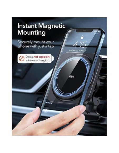 Uchwyt Esr Halolock Magsafe Magnetic Car Mount Set Black