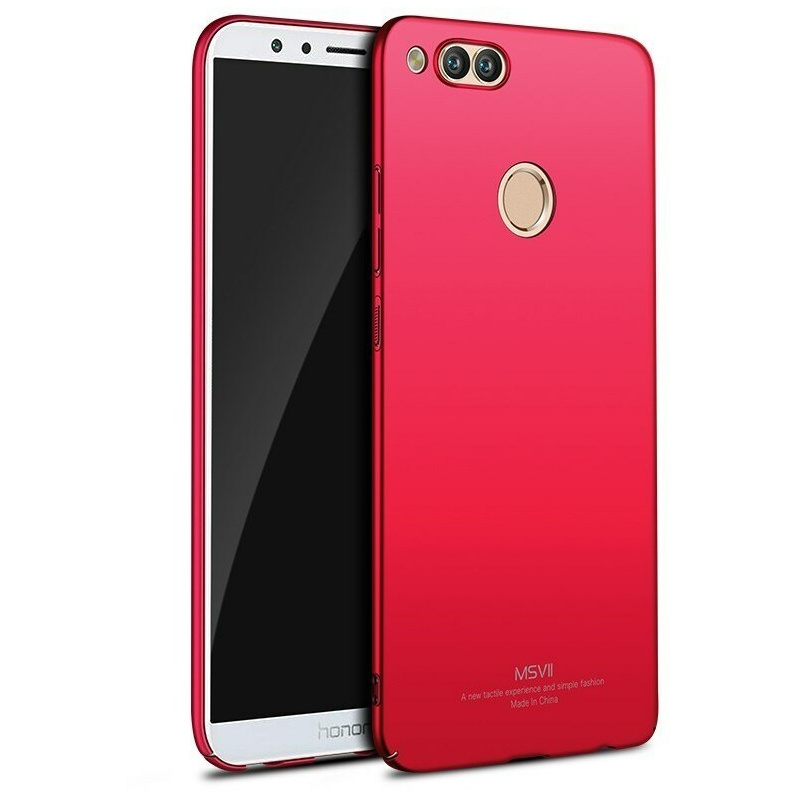 Etui MSVII Huawei Honor 7X Red + Szkło