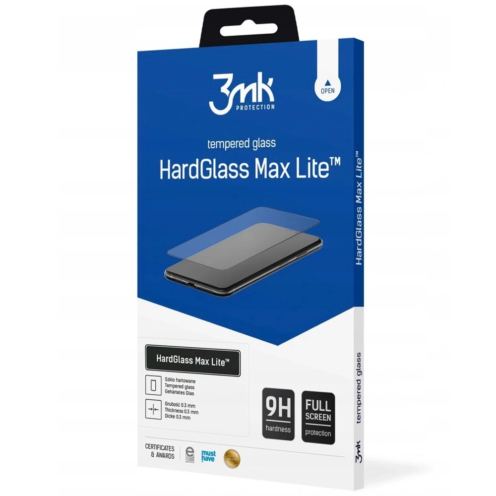 Szkło hartowane 3MK HardGlass Max Lite Apple iPhone 12 mini czarne
