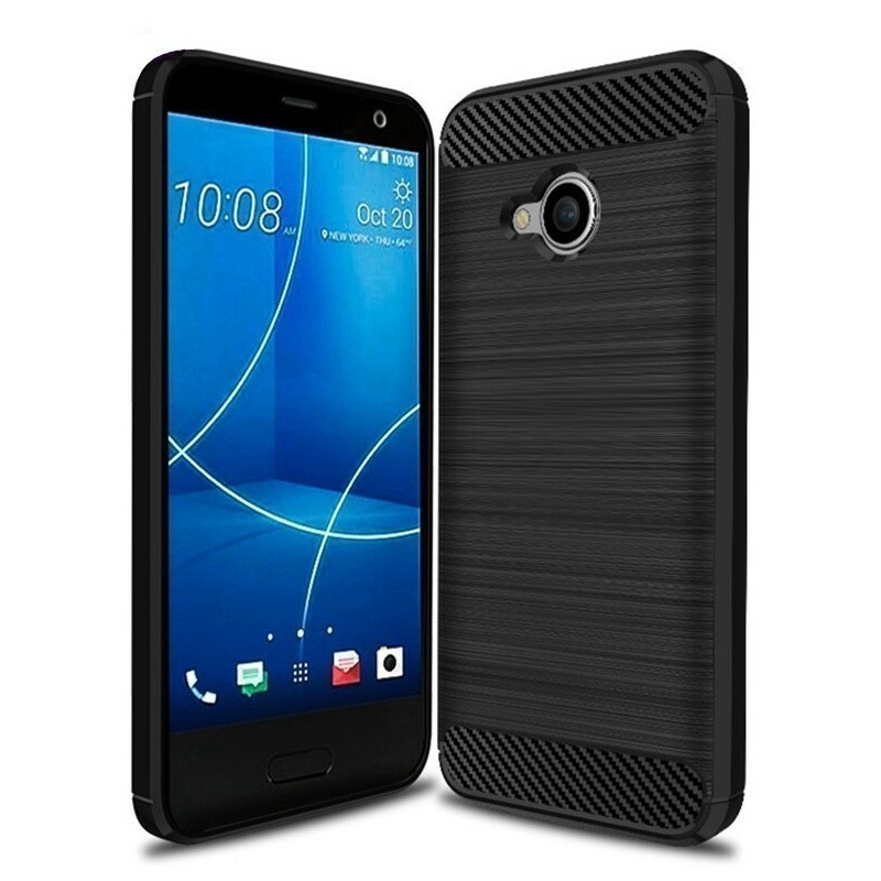 Etui HS Case SOLID TPU HTC U11 Life Black + Szkło
