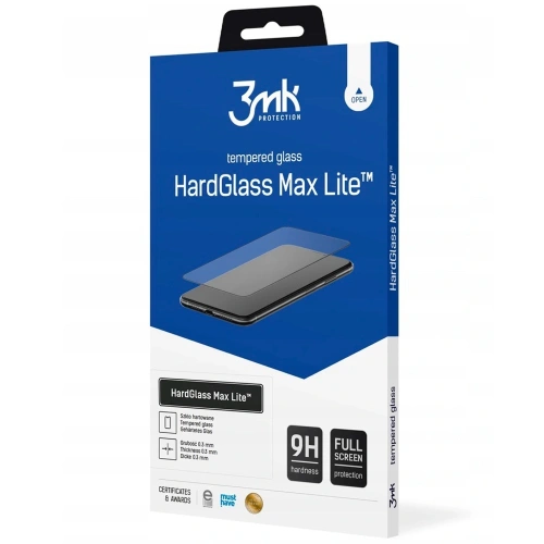 Kup Tvrzené sklo 3MK HardGlass Max Lite Samsung Galaxy A50s černé - 3MK1053 - {ean13} - Sklep Home Screen