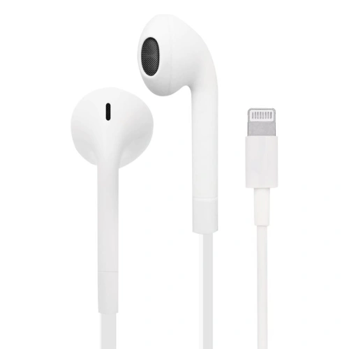 Kup PURO Core Pro Stereo-Ohrhörer mit Lightning MFi-Anschluss, Flachkabel, Mikrofon und Fernbedienung (Weiß) - PUR370WHT - {ean13} - Sklep Home Screen