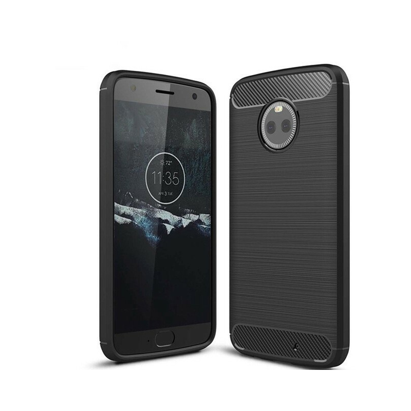 Etui HS Case SOLID TPU Moto X4 Black + Szkło