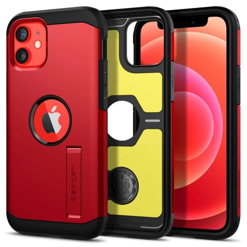 Kup Etui Spigen Tough Armor Apple iPhone 12 mini Piros - SPN1378RED - {ean13} - Sklep Home Screen