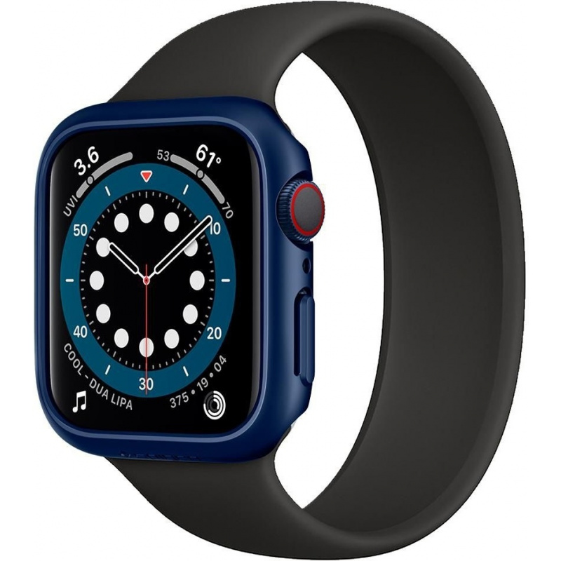 Kup Etui Spigen Thin Fit Apple Watch SE/6/5/4 40mm Metallic Blue - 8809756640957 - SPN1381BLU - Homescreen.pl