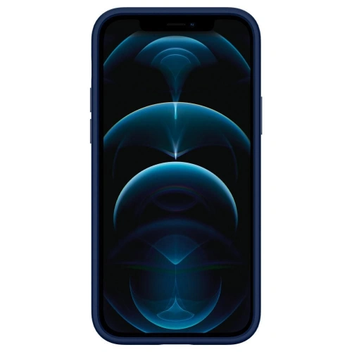 Kup Etui Spigen Ciel Leather Brick Apple iPhone 12/12 Pro Navy - SPN1383NAV - {ean13} - Sklep Home Screen