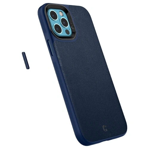 Kup Etui Spigen Ciel Leather Brick Apple iPhone 12/12 Pro Navy - SPN1383NAV - {ean13} - Sklep Home Screen