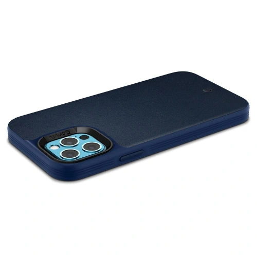 Kup Etui Spigen Ciel Leather Brick Apple iPhone 12/12 Pro Navy - SPN1383NAV - {ean13} - Sklep Home Screen