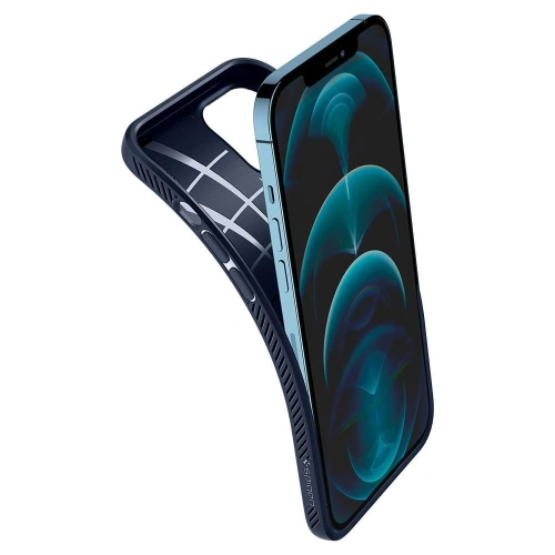 Kup Etui Spigen Liquid Air Apple iPhone 12 Pro Max Navy Blue - SPN1384BLU - {ean13} - Sklep Home Screen
