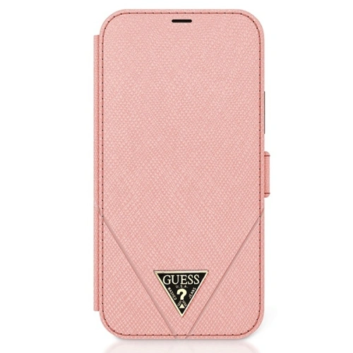 Kup Guess Apple Tasche GUFLBKP12LVSATMLPI iPhone 12 Pro Max rosa/rosa Buch Saffiano - GUE778PNK - {ean13} - Sklep Home Screen
