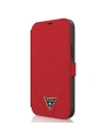 Buy Guess GUFLBKP12LVSATMLRE Apple iPhone 12 Pro Max red book Saffiano - GUE779RED - {ean13} - Home Screen Store Europe