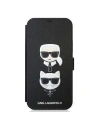 Kup Etui Karl Lagerfeld KLFLBKP12SSAKICKCBK Apple iPhone 12 mini czarny/black book Saffiano Karl & Choupette - KLD413BLK - {ean13} - Sklep Home Screen