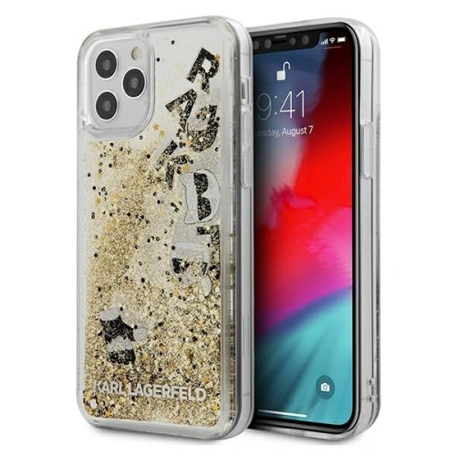 Kup Etui Karl Lagerfeld KLHCP12LROGO Apple iPhone 12 Pro Max arany/Gold kemény tok Glitter Charms - KLD414GLD - {ean13} - Sklep Home Screen