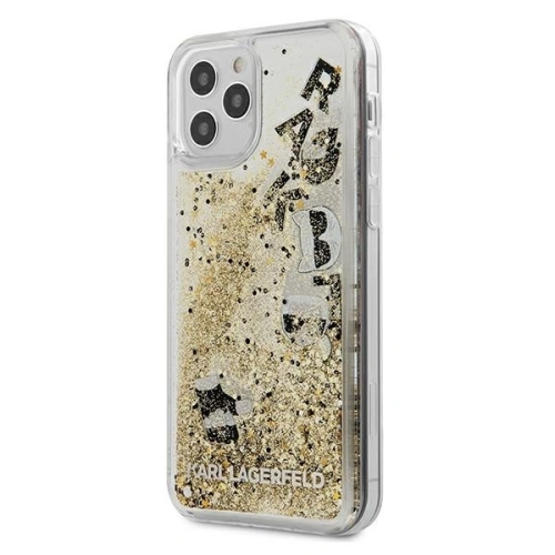 Kup Etui Karl Lagerfeld KLHCP12LROGO Apple iPhone 12 Pro Max arany/Gold kemény tok Glitter Charms - KLD414GLD - {ean13} - Sklep Home Screen