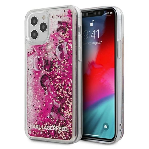Kup Etui Karl Lagerfeld KLHCP12LROPI Apple iPhone 12 Pro Max rózsaszín/pink kemény tok Glitter Charms - KLD415PNK - {ean13} - Sklep Home Screen