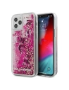 Etui Karl Lagerfeld KLHCP12LROPI Apple iPhone 12 Pro Max rózsaszín/pink kemény tok Glitter Charms