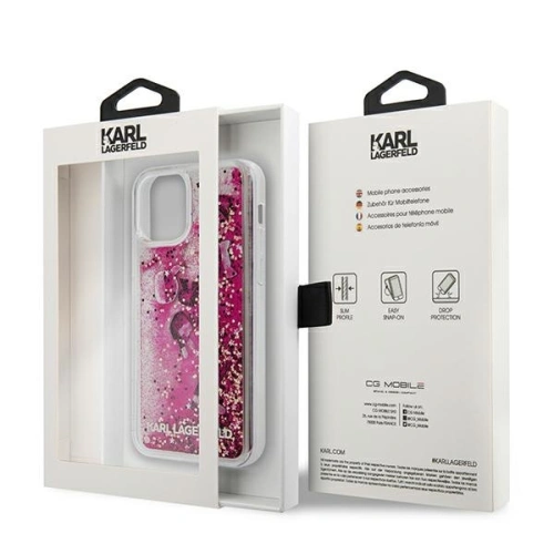 Kup Etui Karl Lagerfeld KLHCP12LROPI Apple iPhone 12 Pro Max rózsaszín/pink kemény tok Glitter Charms - KLD415PNK - {ean13} - Sklep Home Screen