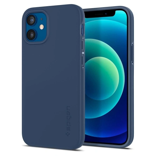 Buy Spigen Thin Fit Apple iPhone 12 mini Navy Blue - SPN1387BLU - {ean13} - Home Screen Store Europe