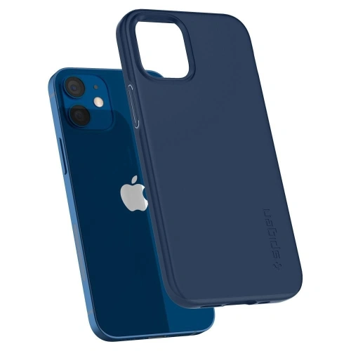 Buy Spigen Thin Fit Apple iPhone 12 mini Navy Blue - SPN1387BLU - {ean13} - Home Screen Store Europe