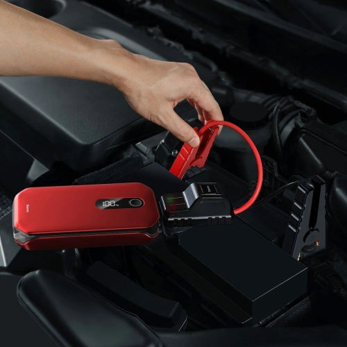 Buy Baseus Super Energy Car Jump Starter 12000mAh, 1000A, USB (red) - BSU1958RED - {ean13} - Home Screen Store Europe