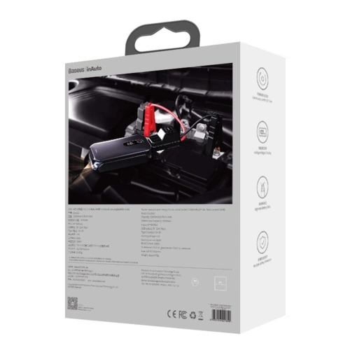 Kup Powerbank / Începător de motor Baseus Super Energy Car Jump Starter, 12000mAh, 1000A, USB (negru) - BSU1959BLK - {ean13} - Sklep Home Screen