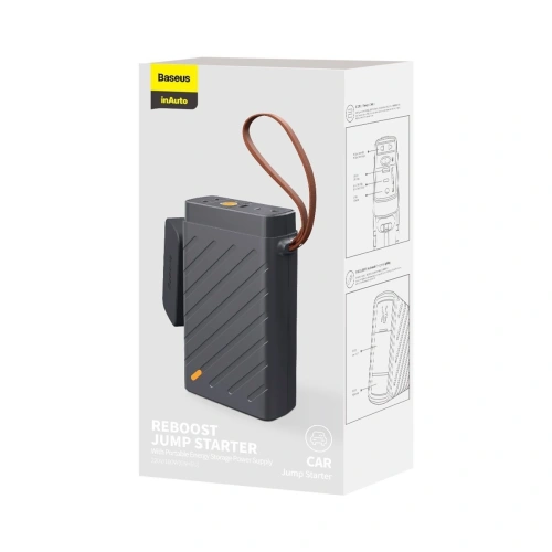 Kup Powerbank / Indító Baseus Reboost Jump Starter, 220V/100W (fekete) - BSU1960BLK - {ean13} - Sklep Home Screen