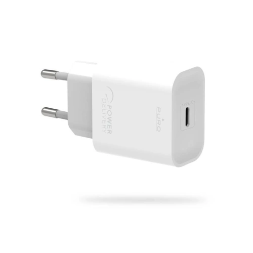 Kup Încărcător de rețea Puro Fast Travel Charger USB-C 20W (alb) - PUR374WHT - {ean13} - Sklep Home Screen