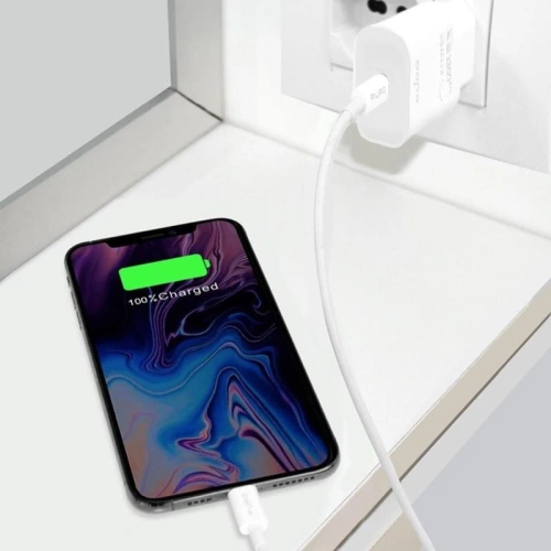 Kup Încărcător de rețea Puro Fast Travel Charger USB-C 20W (alb) - PUR374WHT - {ean13} - Sklep Home Screen