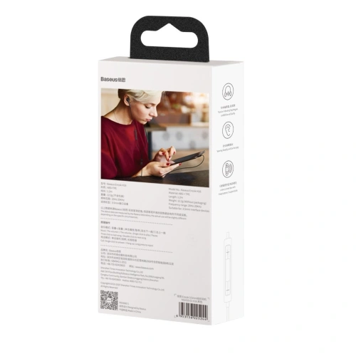 Buy Baseus Encok Earphone H16 Black - BSU1941BLK - {ean13} - Home Screen Store Europe
