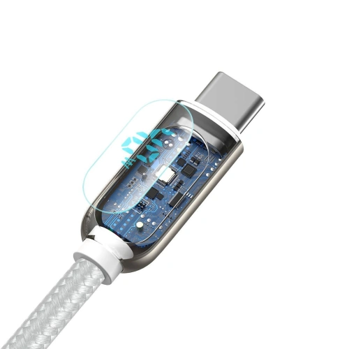 Kup Kabel USB do USB-C Baseus Display, 5A, 1m (biały) - BSU1961WHT - {ean13} - Sklep Home Screen