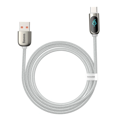 Kup Kabel USB do USB-C Baseus Display, 5A, 1m (biały) - BSU1961WHT - {ean13} - Sklep Home Screen