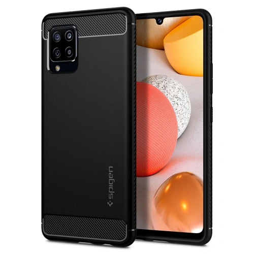 Kup Etui Spigen Rugged Armor Samsung Galaxy A42 5G Negru Mat - SPN1393BLK - {ean13} - Sklep Home Screen
