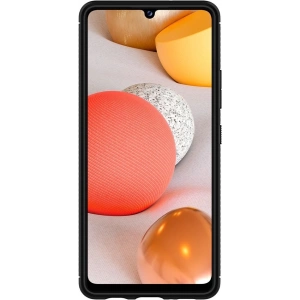 Spigen Samsung Gehäuse Rugged Armor Galaxy A42 5G Mattschwarz