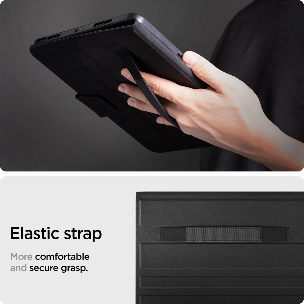 Etui Spigen Liquid Air Folio Apple iPad Air 10.9 2020/2022 (4. i 5. generacji) / iPad Air 11 2024 (6. generacji) Black