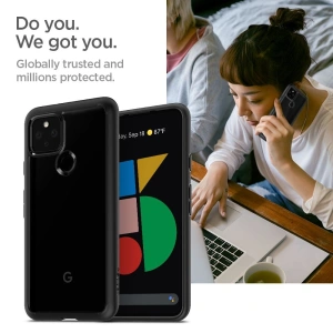 Kup Etui Spigen Ultra Hybrid Google Pixel 5 Matně Černé - SPN1396BLK - {ean13} - Sklep Home Screen