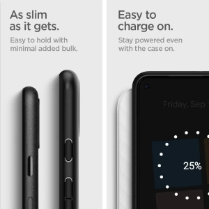 Buy Spigen Ultra Hybrid Google Pixel 5 Matte Black - SPN1396BLK - {ean13} - Home Screen Store Europe