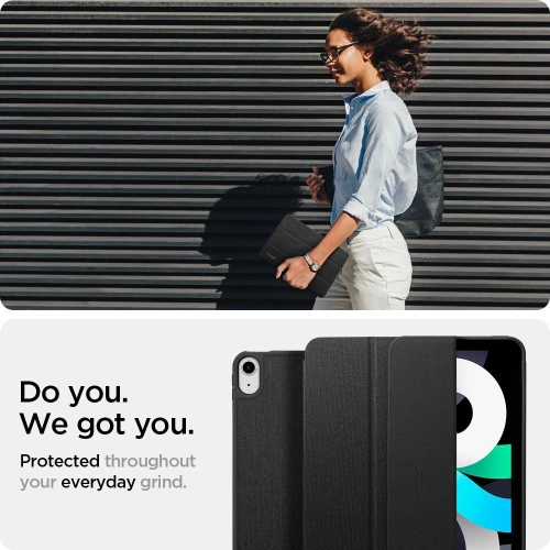 Kup Etui Spigen Urban Fit Apple iPad Air 10.9 2020/2022 (4. și 5. generație) / iPad Air 11 2024 (6. generație) Negru - SPN1397BLK - {ean13} - Sklep Home Screen