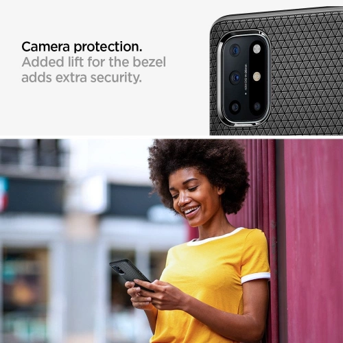 Kup Etui Spigen Liquid Air OnePlus 8T Matná Černá - SPN1398BLK - {ean13} - Sklep Home Screen