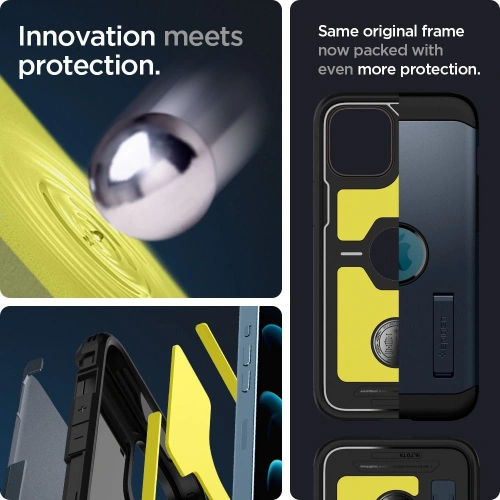 Kup Spigen Apple Tasche Tough Armor iPhone 12 Pro Max Metall Schiefer - SPN1399MTL - {ean13} - Sklep Home Screen