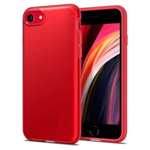 Kup Etui Spigen Thin Fit Pro Apple iPhone SE 2022/SE 2020/8/7 Červená - SPN1401RED - {ean13} - Sklep Home Screen