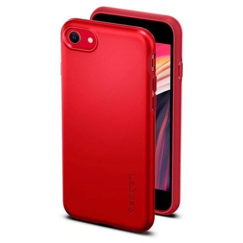 Kup Etui Spigen Thin Fit Pro Apple iPhone SE 2022/SE 2020/8/7 Red - SPN1401RED - {ean13} - Sklep Home Screen