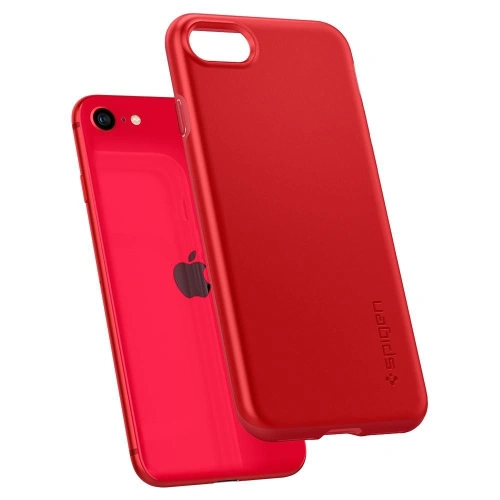 Kup Etui Spigen Thin Fit Pro Apple iPhone SE 2022/SE 2020/8/7 Red - SPN1401RED - {ean13} - Sklep Home Screen