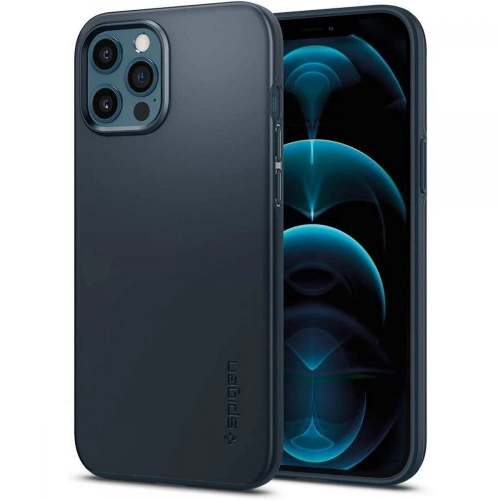 Kup Spigen Apple Tasche Thin Fit iPhone 12 Pro Max Metall Schiefer - SPN1403MTL - {ean13} - Sklep Home Screen