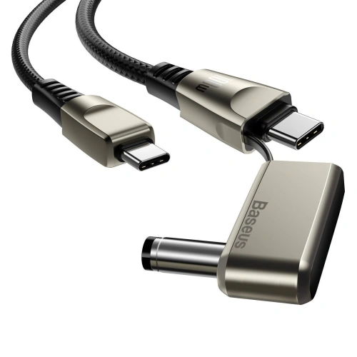 Kup Baseus 5.5x2.5mm2-in-1-Kabel Flash Series, USB-C auf USB-C / DC-Netzstecker, 100W, 2m (schwarz) - BSU1964BLK - {ean13} - Sklep Home Screen