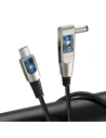 Kup Cablul 2w1 Baseus Flash Series, USB-C la USB-C / conector alimentare DC 5.5x2.5mm, 100W, 2m (negru) - BSU1964BLK - {ean13} - Sklep Home Screen