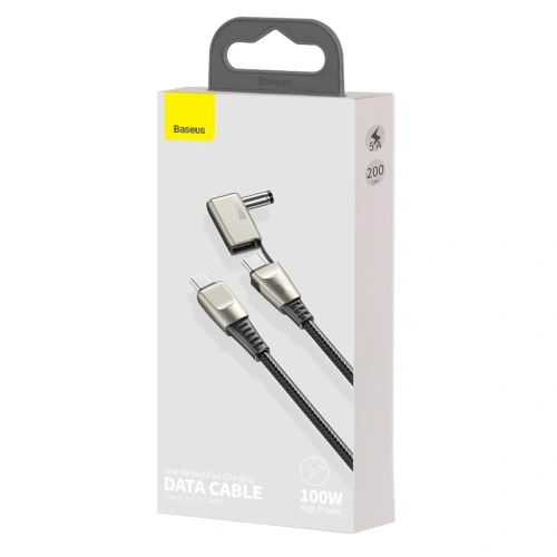 Kup Baseus 5.5x2.5mm2-in-1-Kabel Flash Series, USB-C auf USB-C / DC-Netzstecker, 100W, 2m (schwarz) - BSU1964BLK - {ean13} - Sklep Home Screen