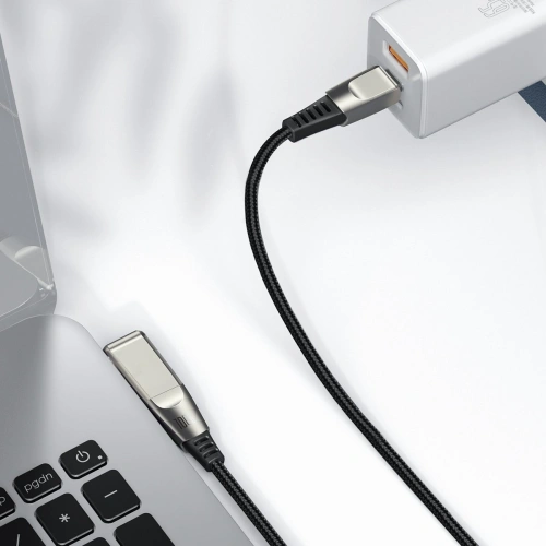 Kup Baseus 5.5x2.5mm2-in-1-Kabel Flash Series, USB-C auf USB-C / DC-Netzstecker, 100W, 2m (schwarz) - BSU1964BLK - {ean13} - Sklep Home Screen