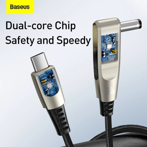 Kup Baseus 5.5x2.5mm2-in-1-Kabel Flash Series, USB-C auf USB-C / DC-Netzstecker, 100W, 2m (schwarz) - BSU1964BLK - {ean13} - Sklep Home Screen
