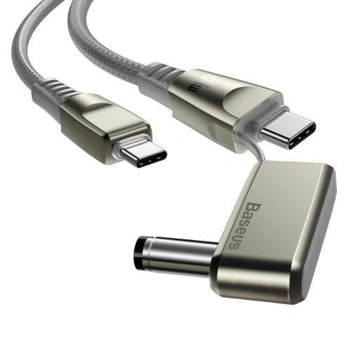 Kup Baseus 5.5x2.5mm2-in-1-Kabel Flash Series, USB-C auf USB-C / DC-Netzstecker, 100W, 2m (grau) - BSU1965GRY - {ean13} - Sklep Home Screen