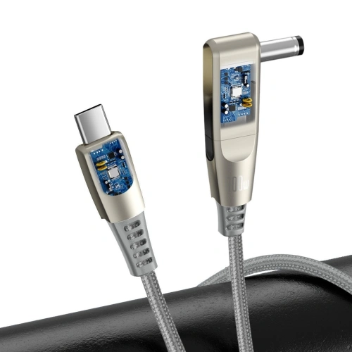 Kup Baseus 5.5x2.5mm2-in-1-Kabel Flash Series, USB-C auf USB-C / DC-Netzstecker, 100W, 2m (grau) - BSU1965GRY - {ean13} - Sklep Home Screen